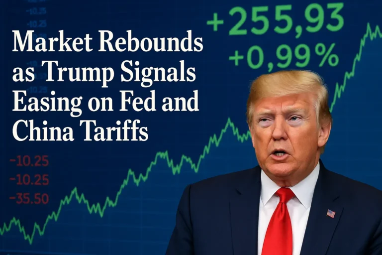 Market Rebounds as Trump Signals Easing on Fed and China Tariffs​